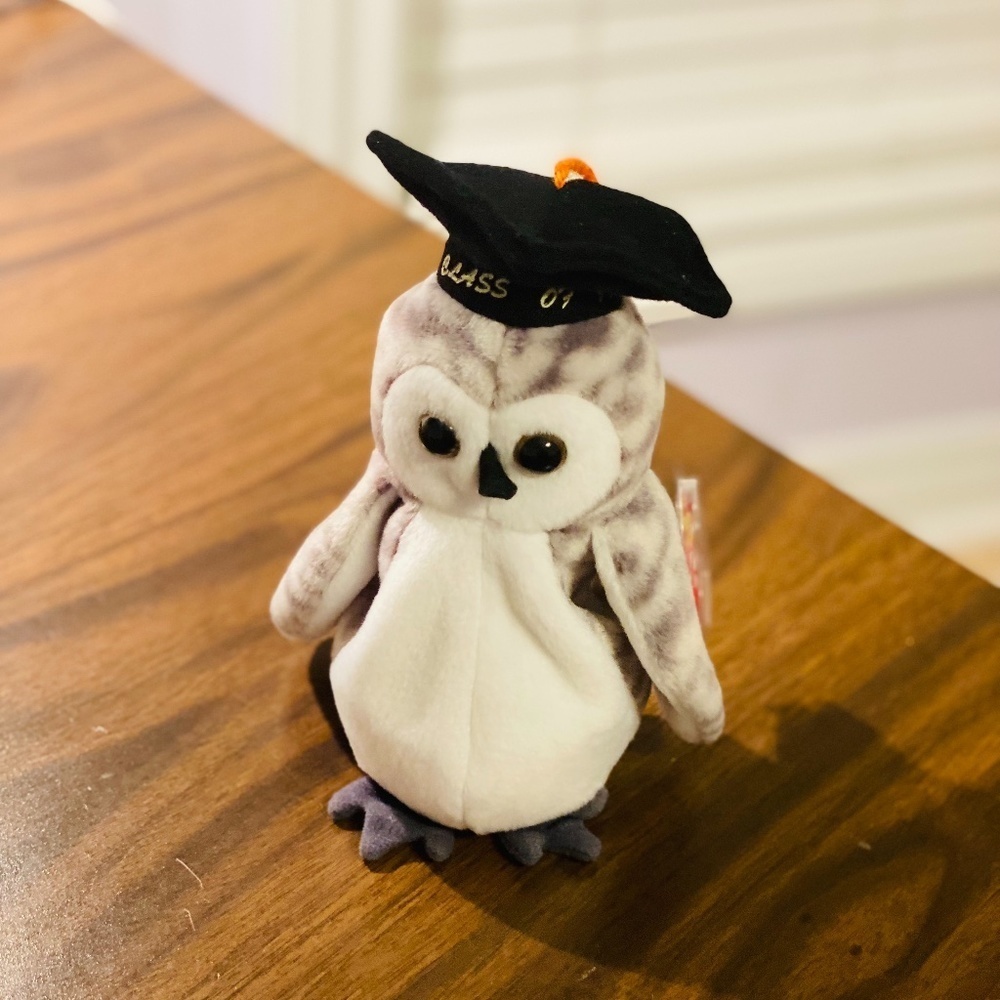 Ty Beanie Baby Wiser - Class of '99 - Never Played With